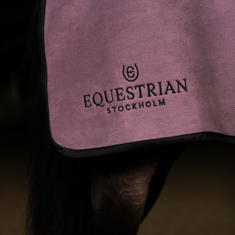 Equestrian Stockholm Quarter Blanket Blush