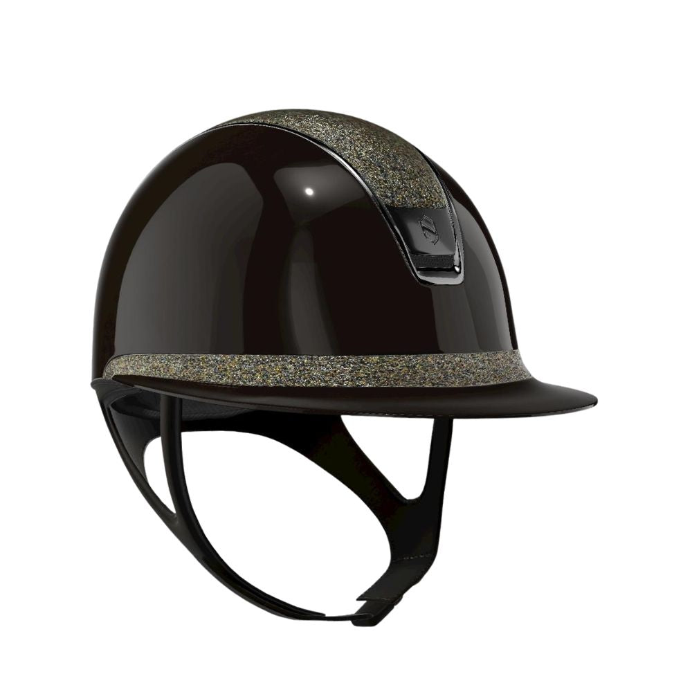 Samshield Reithelm Miss Shield 2.0 Shadowglossy braun Ultra Fine Rock Golden Topaz