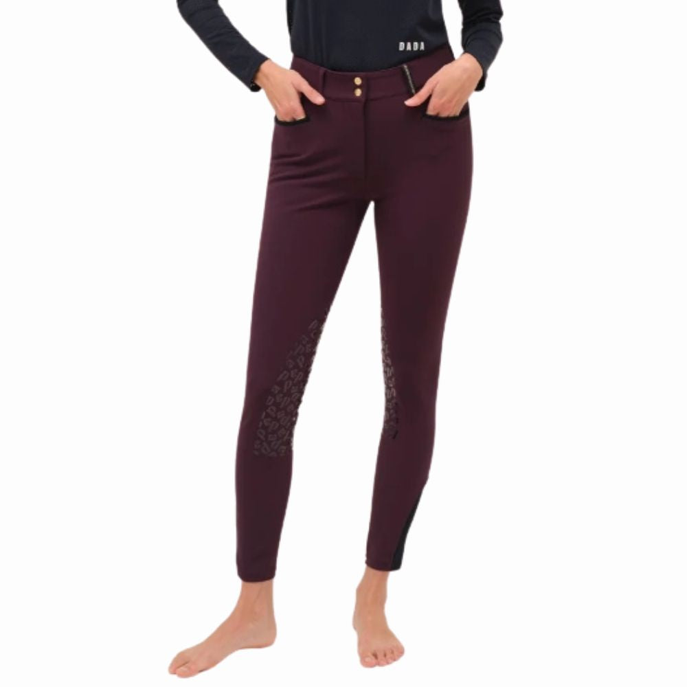 Dada Sport Giovani Grip Damenreithose dark muscat