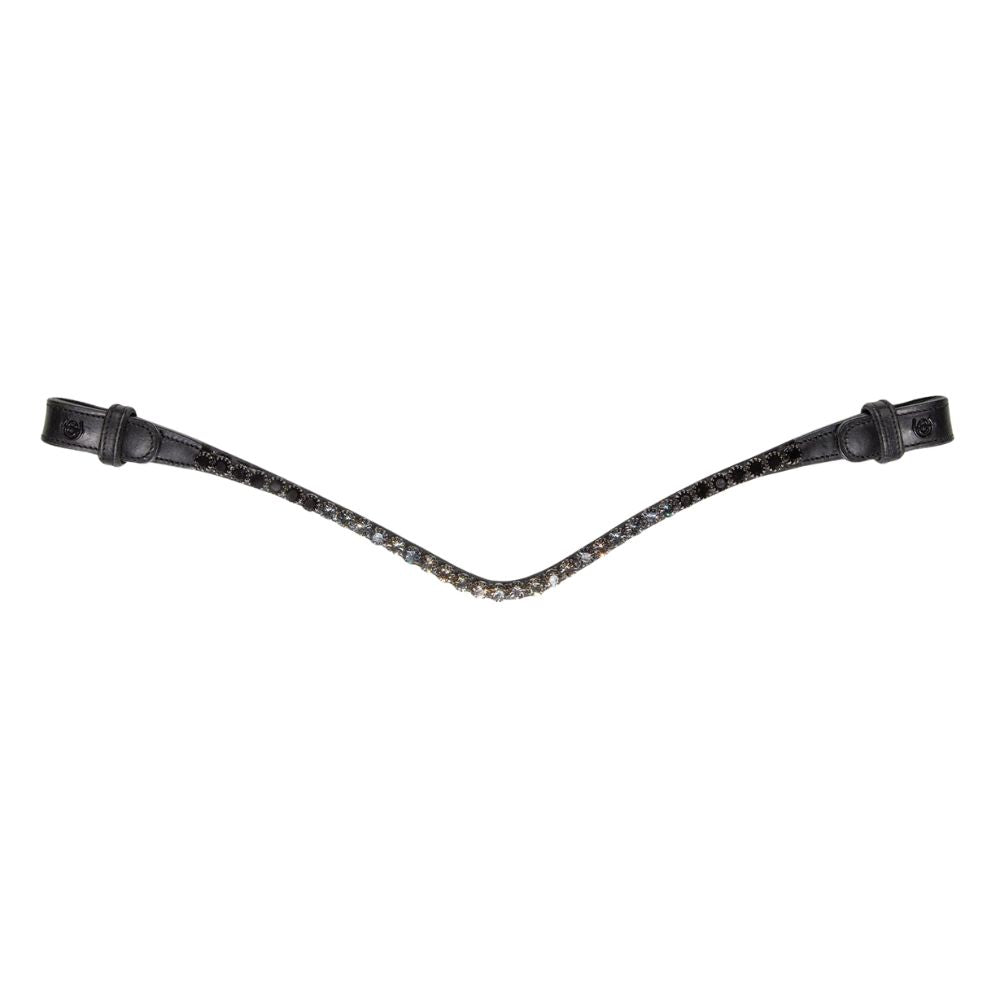 Equestrian Stockholm Stirnriemen Faded Black 8mm