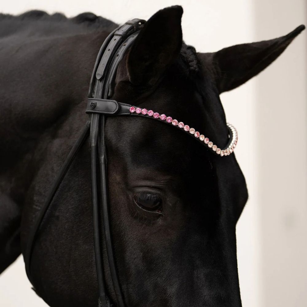Equestrian Stockholm Stirnriemen Faded Pink 8mm