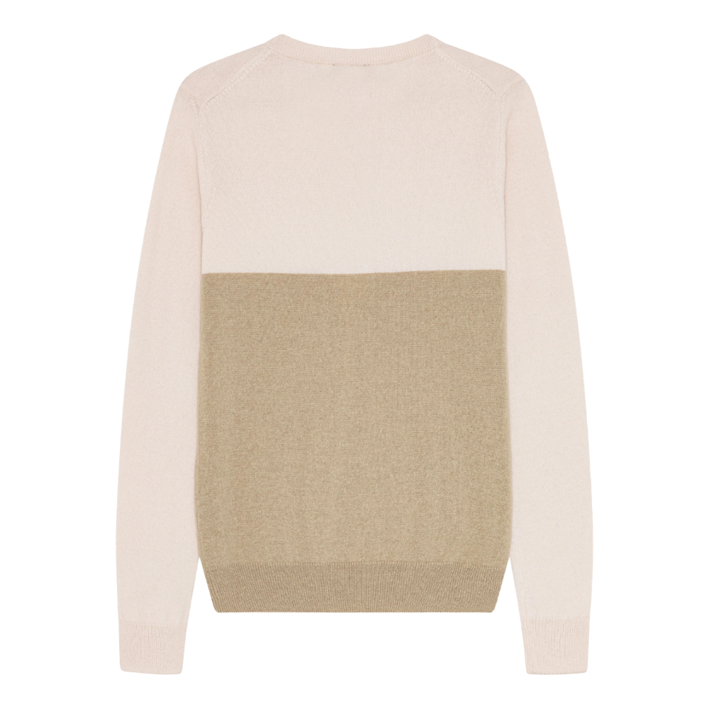 Trolle Company Damen Cashmere & Wool star logo crew sweater, SS26