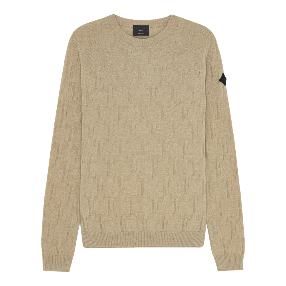 Trolle Company Damen Faded T Wool Cashmere Sweater, SS26