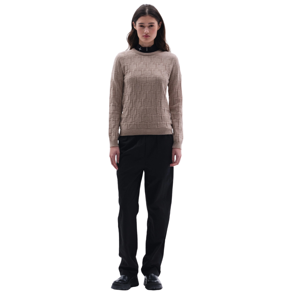 Trolle Company Damen Faded T Wool Cashmere Sweater, SS26
