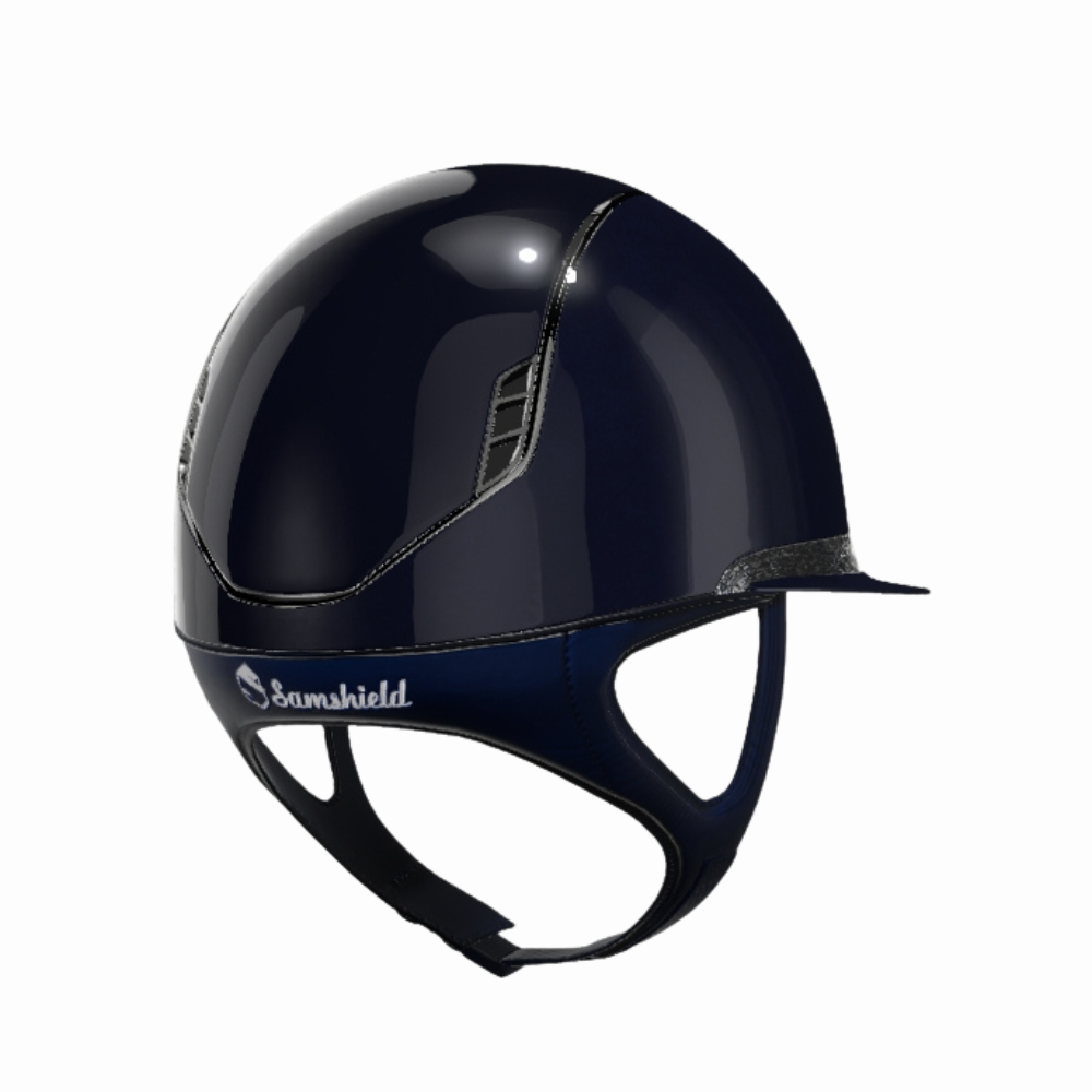 Samshield Reithelm Miss Shield 2.0 Shadowglossy blau Ultra Fine Rock night shade