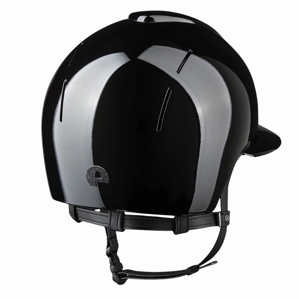 KEP Reithelm Smart Nova Metal Polish Star schwarz, Polo-Visier