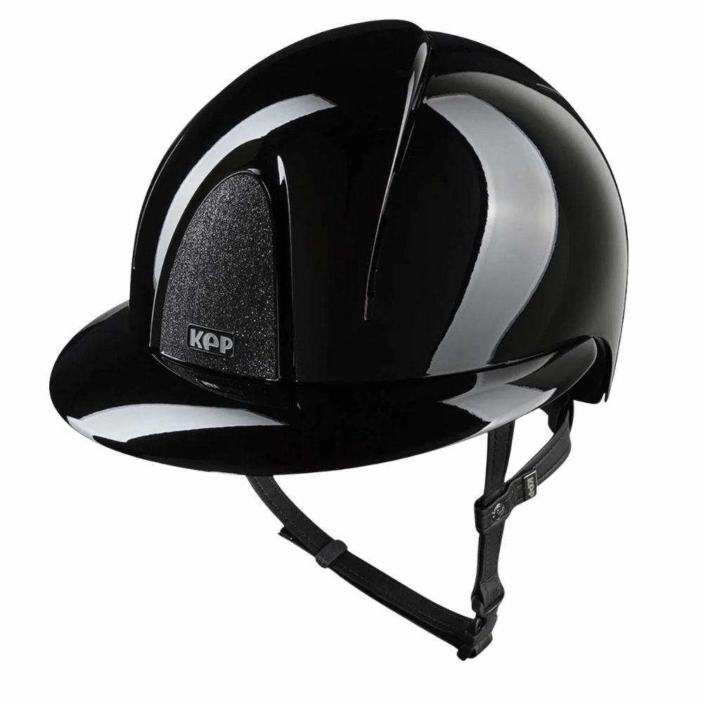 KEP Reithelm Smart Nova Metal Polish Star schwarz, Polo-Visier