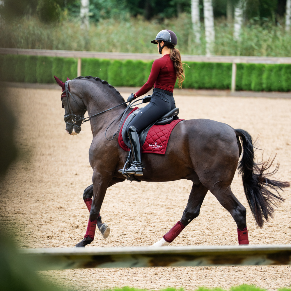 Equestrian Stockholm Dressurschabracke Line Bordeaux