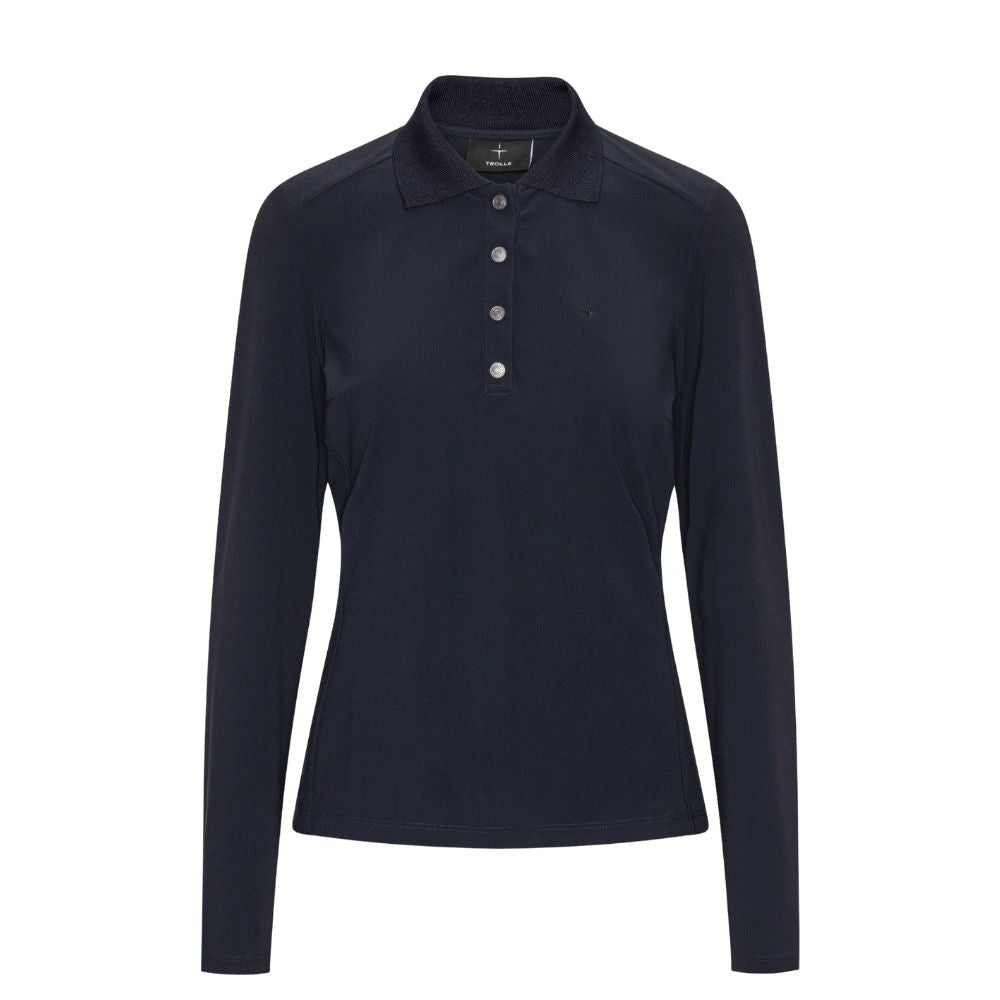 Trolle Company Damen Long Sleeve Polo w. Snap, SS26