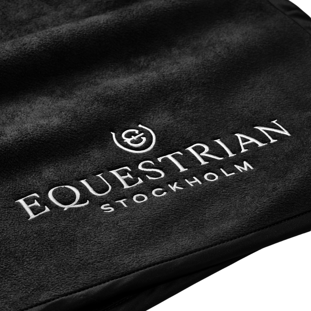 Equestrian Stockholm Quarter Blanket Black