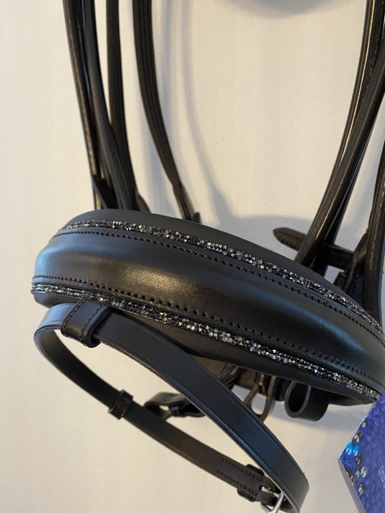 Otto Schumacher Trense München "Feel Good" - Swarovski 8mm (braun)