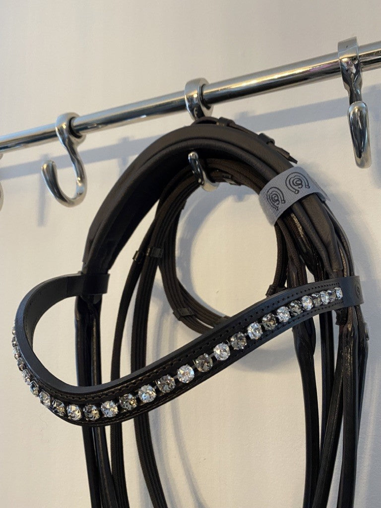 Otto Schumacher Trense München "Feel Good" - Swarovski 8mm (braun)