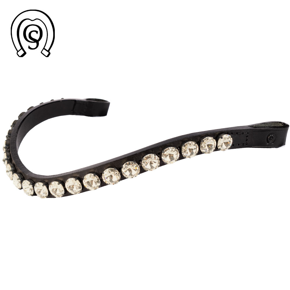 Otto Schumacher Stirnriemen Rivoli XL, einfarbig (silver shade)