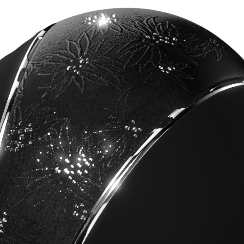 Samshield Reithelm Miss Shield 2.0 Glossy Spring Flower Black