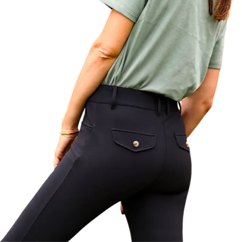 Dada Sport Giovani Grip Damenreithose schwarz