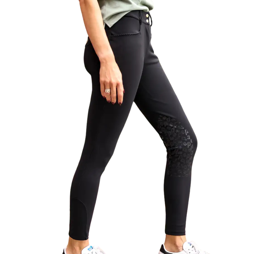 Dada Sport Giovani Grip Damenreithose schwarz