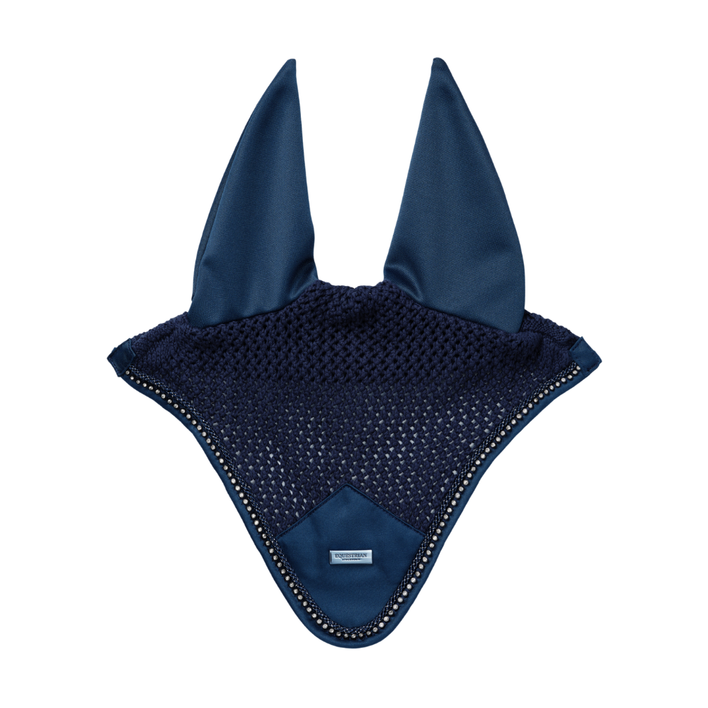 Equestrian Stockholm Fliegenhaube Crystal Blue Meadow