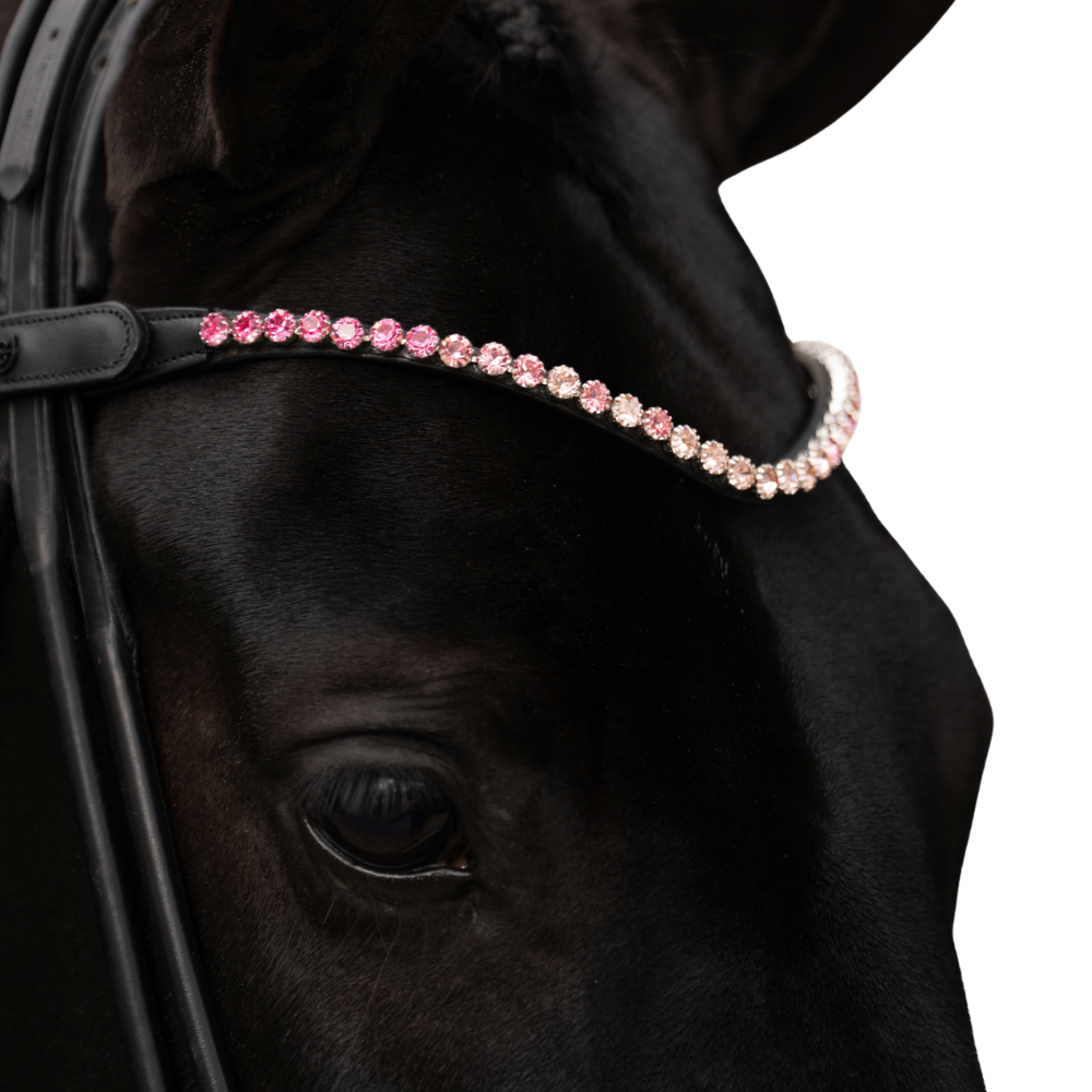 Equestrian Stockholm Stirnriemen Faded Pink 8mm