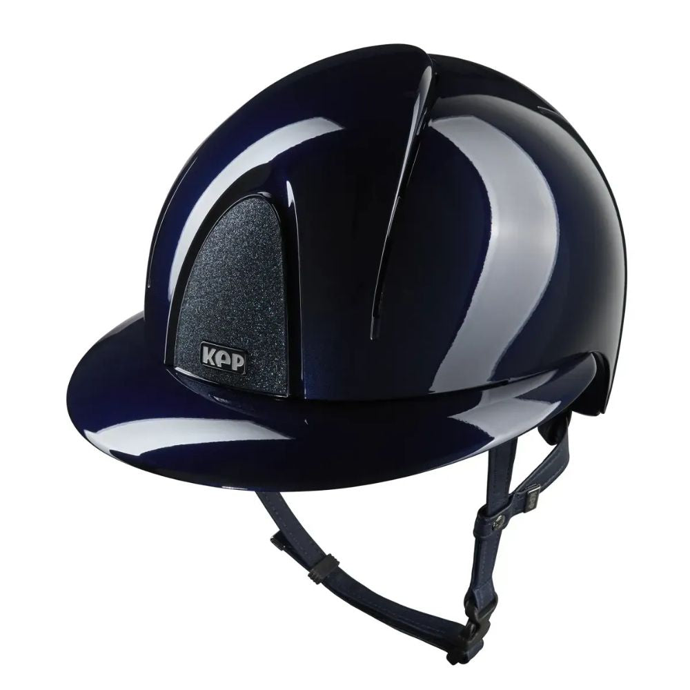 KEP Reithelm Smart Nova Metal Polish Star blau, Polo-Visier
