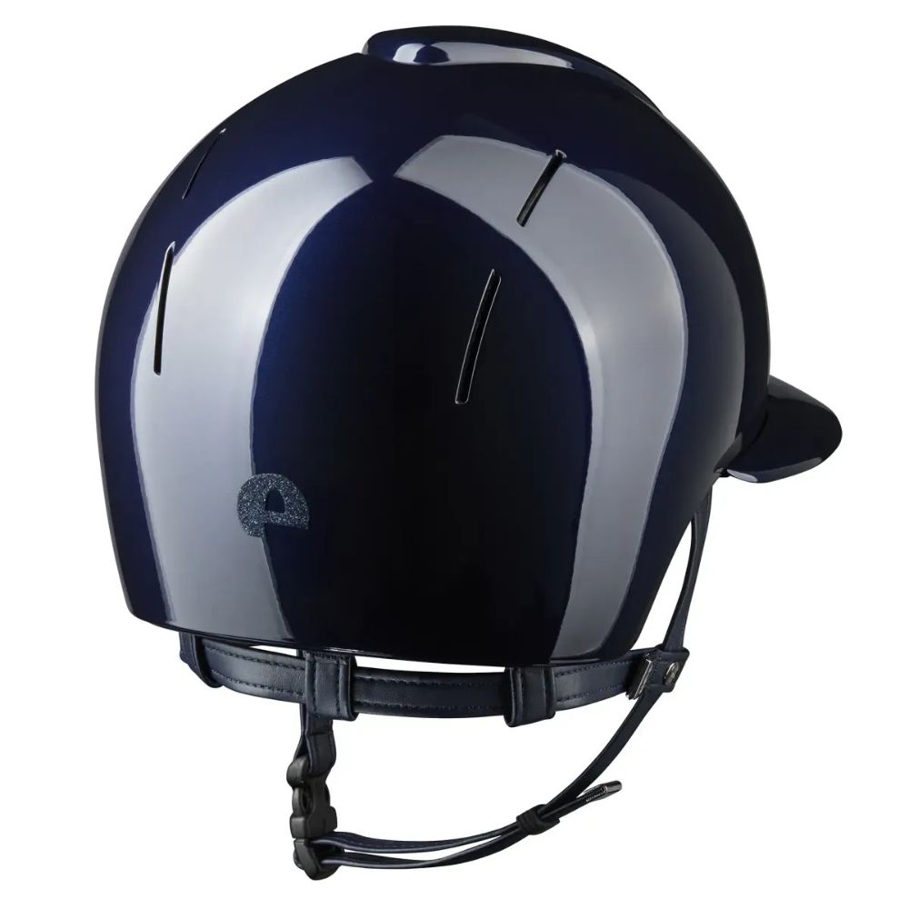 KEP Reithelm Smart Nova Metal Polish Star blau, Polo-Visier