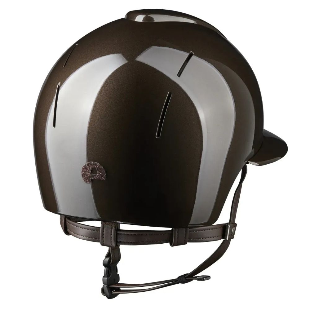 KEP Reithelm Smart Nova Metal Polish Star braun, Polo-Visier