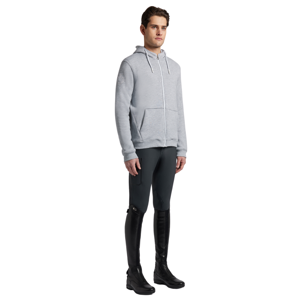 Cavalleria Toscana Herren Cotton Hooded Zip Sweatshirt, FW24