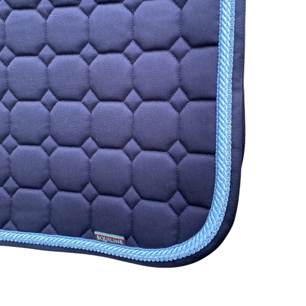 Equiline Schabracke Octagon Glitzer navy