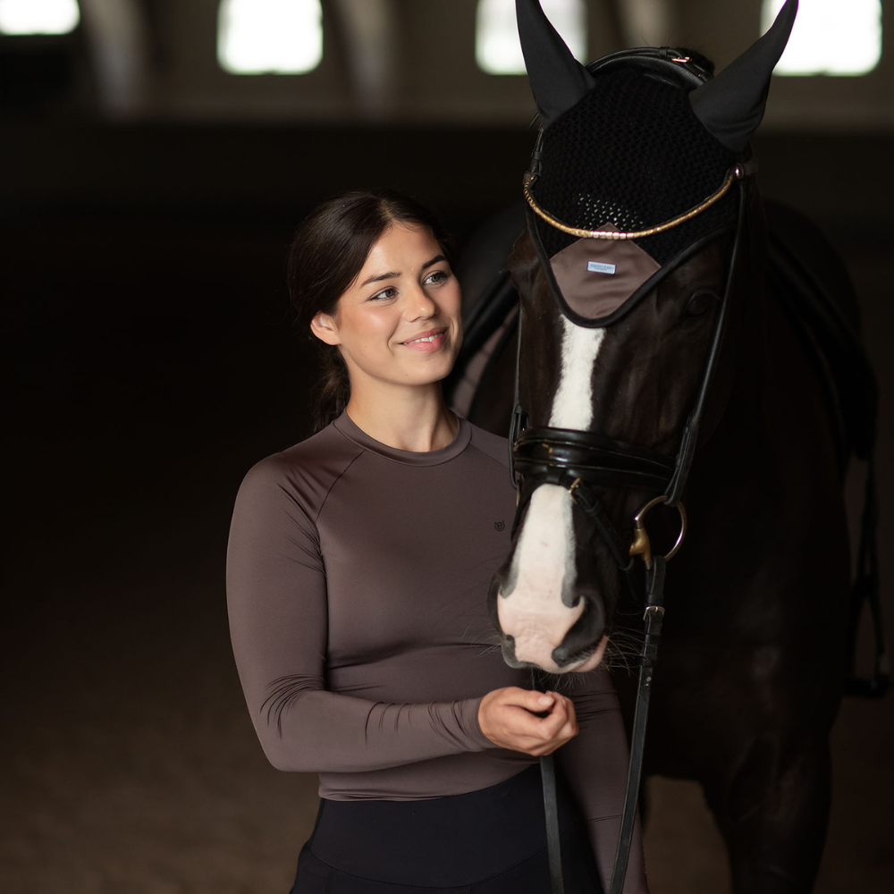 Equestrian Stockholm Dynamic Base Layer Top Modern Mocha