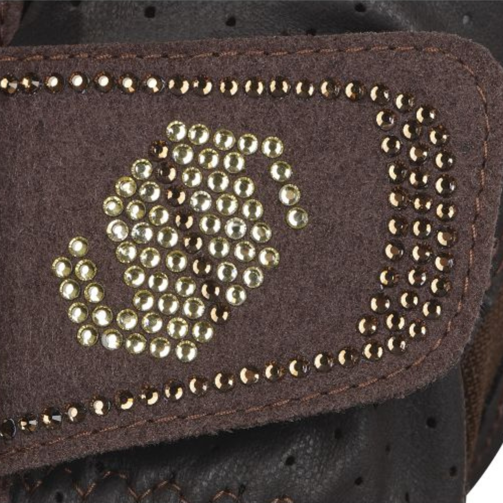 Samshield Handschuhe V-skin Swarovski braun/gold