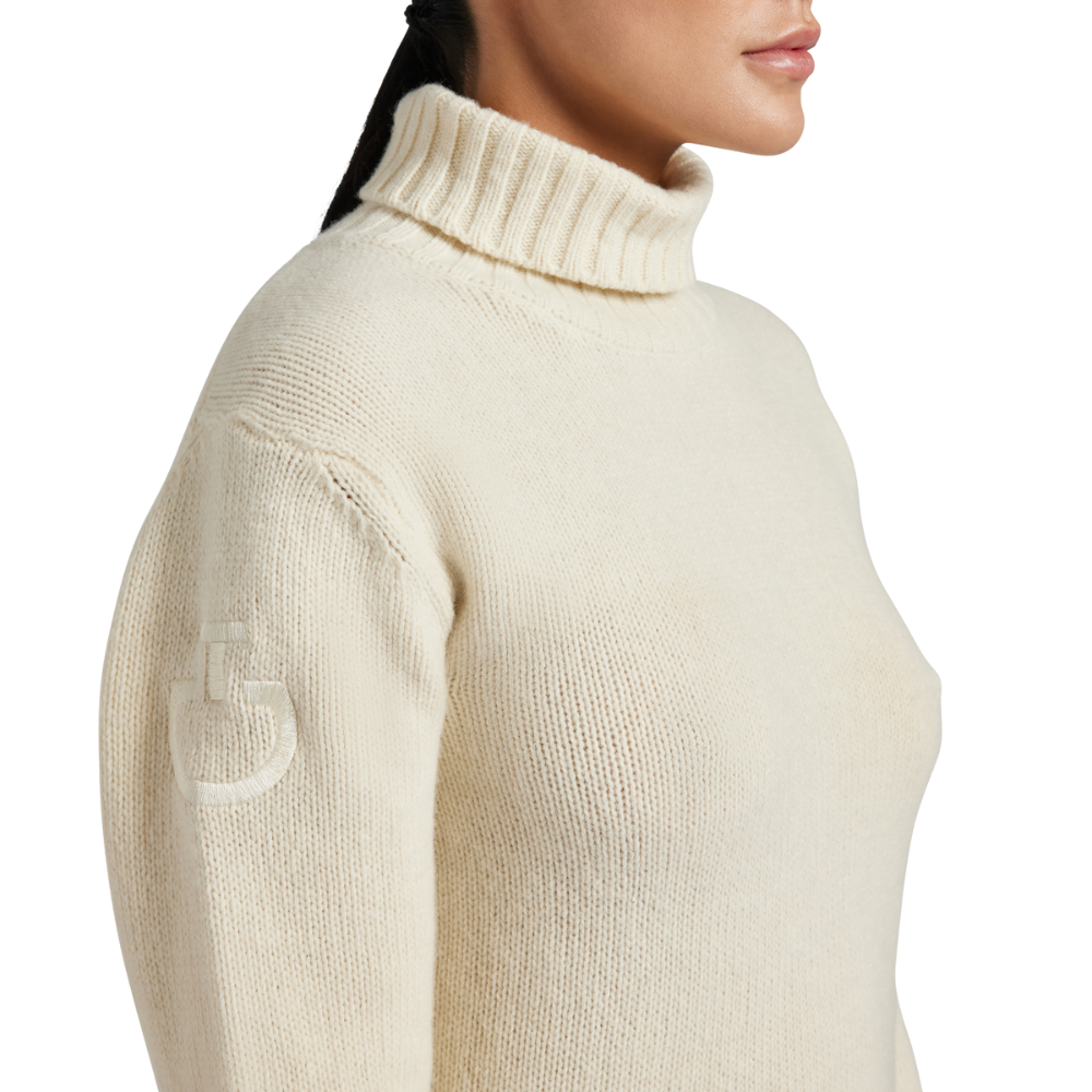 Cavalleria Toscana Damen Pullover Oversized, Lammwolle, FW24