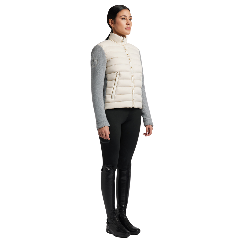 Cavalleria Toscana Nylon Quilted & Fleece Zip Up Damenjacke, FW24