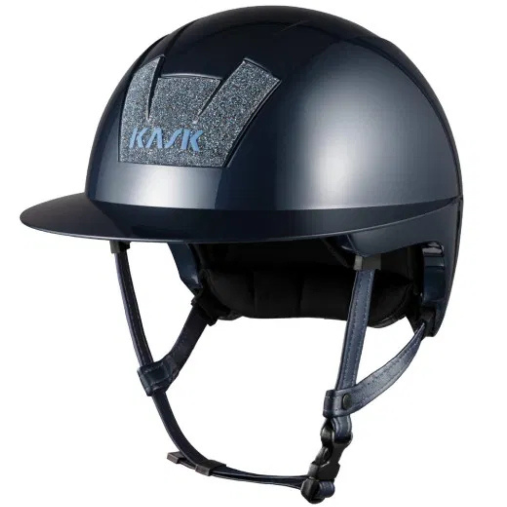 KASK Reithelm Kooki Lady Navy Shine Swarovski Carpet