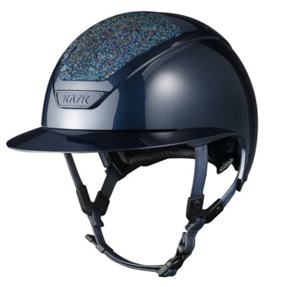 KASK Reithelm Star Lady Pure Shine Navy Swarovski Midnight