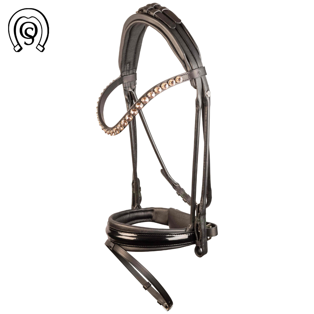 Otto Schumacher Trense München "Feel Good" - Rivoli XL Vintage Rose (Lack)