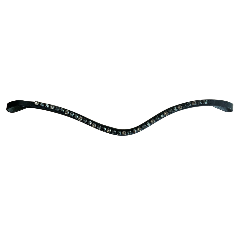 Otto Schumacher Stirnriemen Rivoli XS (jet hematite/silver night/greige)