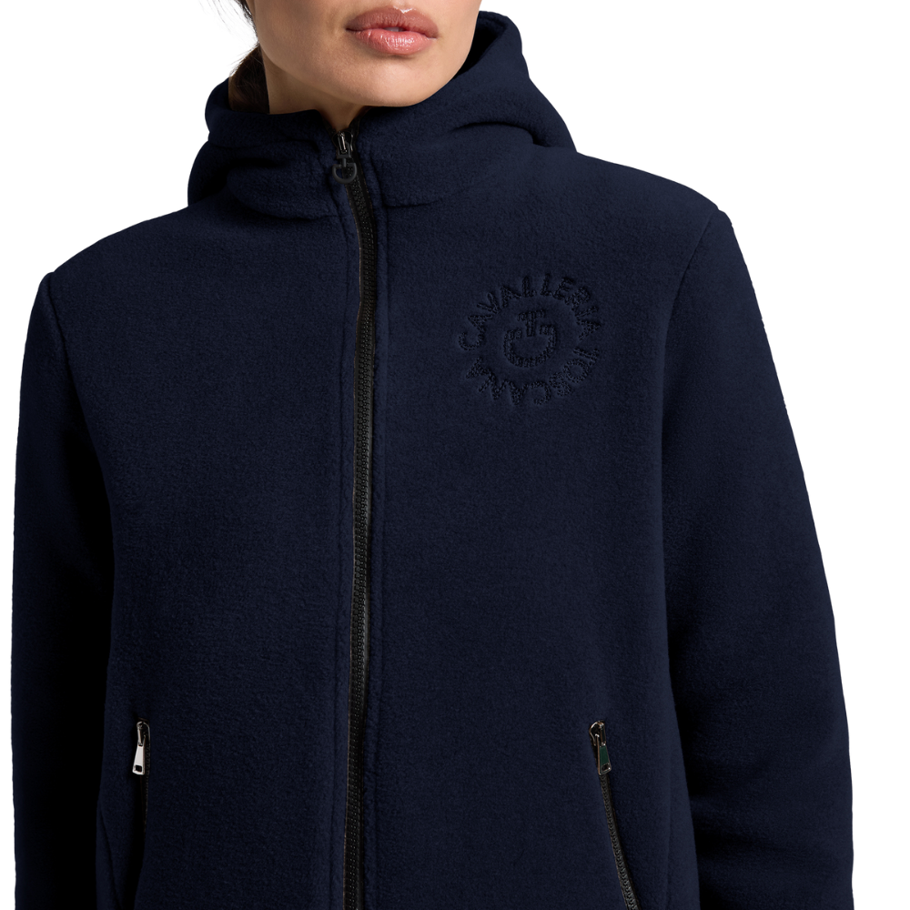Cavalleria Toscana Damen Fleece Zip Hoodie, Herbst/Winter 2025