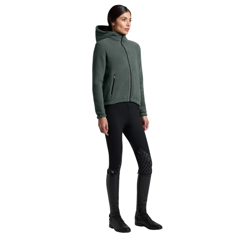 Cavalleria Toscana Damen Fleece Zip Hoodie, Herbst/Winter 2025