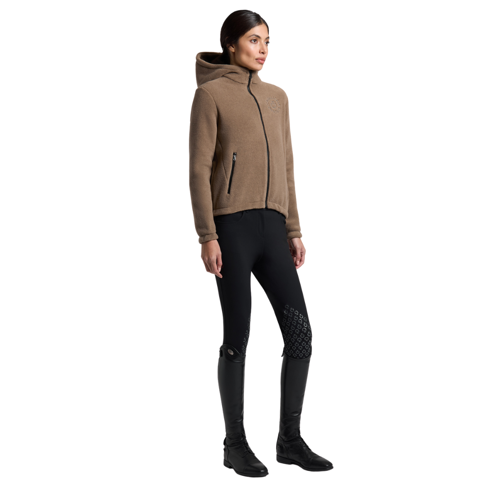 Cavalleria Toscana Damen Fleece Zip Hoodie, Herbst/Winter 2025