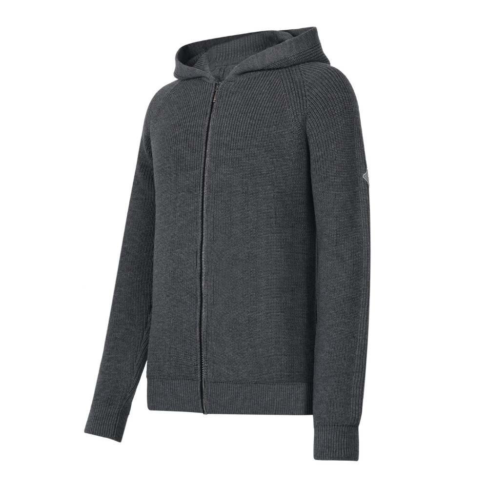 Trolle Company Unisex Heavy Merino Full Zip Sweater with Hood, AW25