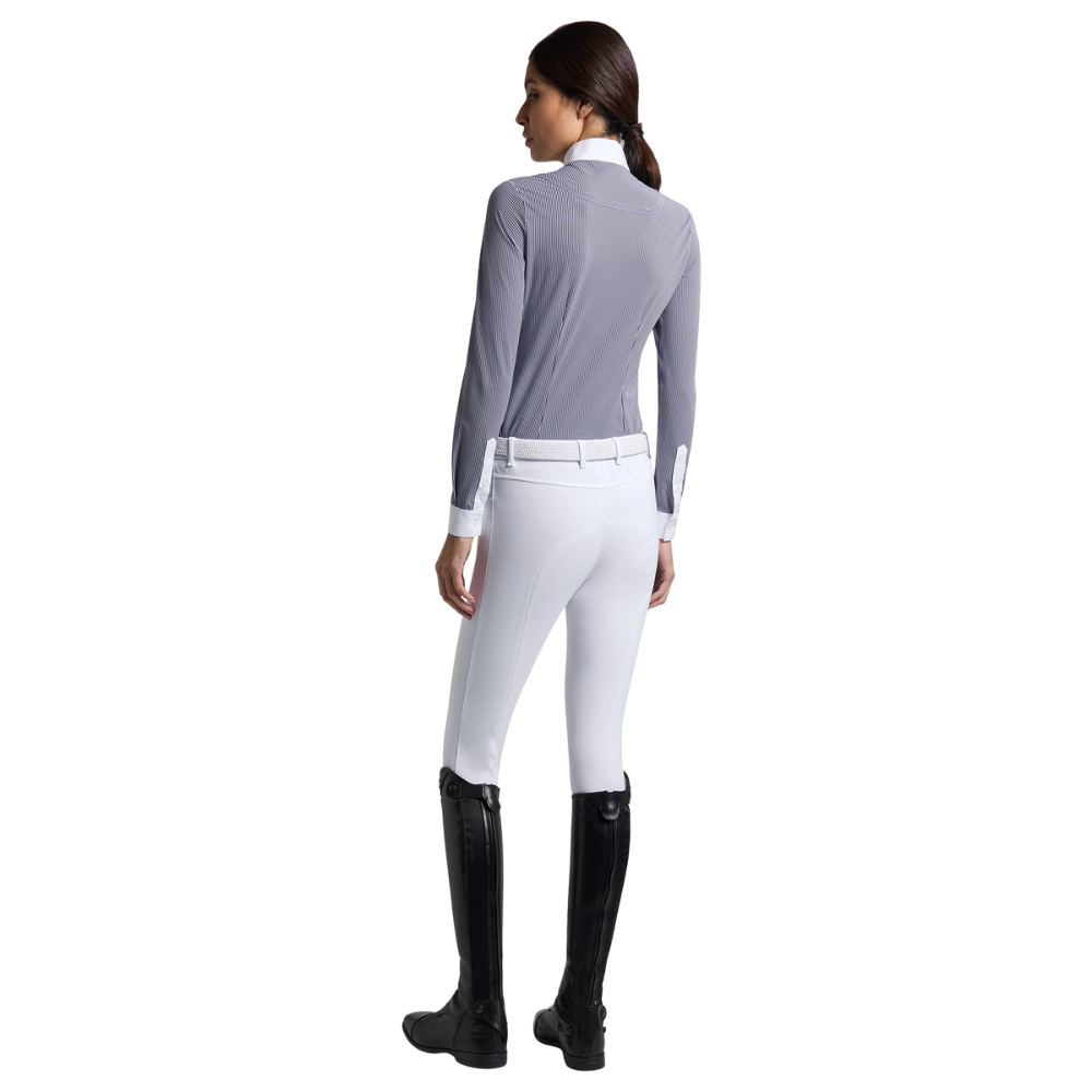 Cavalleria Toscana Damen Stripes Competition Shirt L/S, langarm, Herbst/Winter 2025
