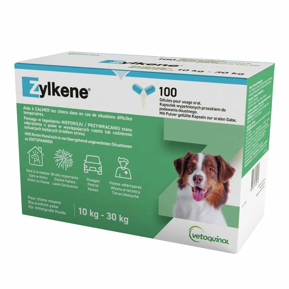 Vetoquinol Zylkene für mittelgroße Hunde 100 Kaps.