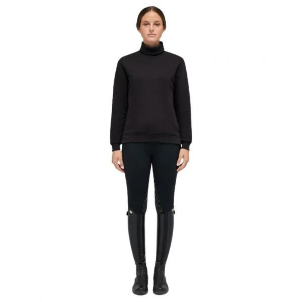 Cavalleria Toscana Embossed CT Turtleneck Pullover Sweatshirt