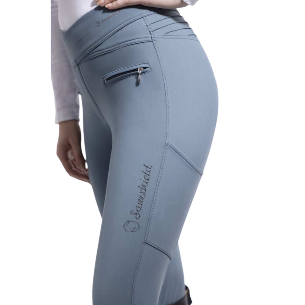 Samshield Reitleggings Alpha steelgrey Winterreitleggings