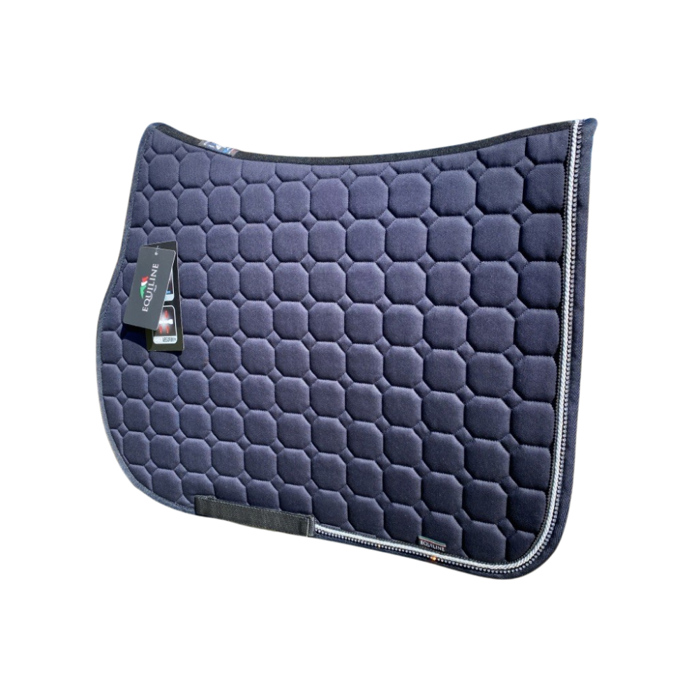 Equiline Dressurschabracke Octagon Glitzer navy