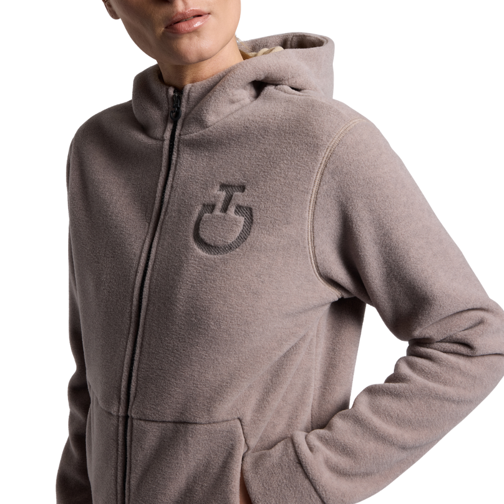 Cavalleria Toscana Damen Fleece Zip Hoodie, Herbst/Winter 2026