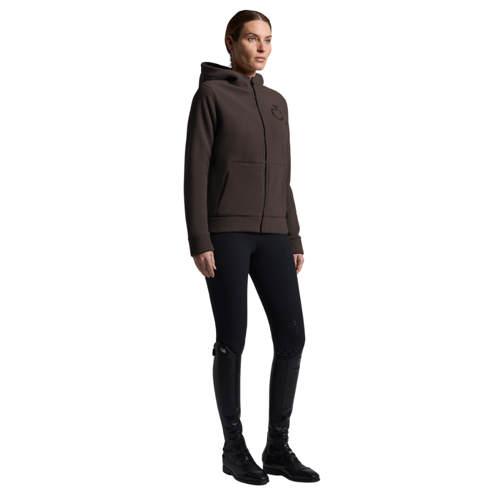 Cavalleria Toscana Damen Fleece Zip Hoodie, Herbst/Winter 2026
