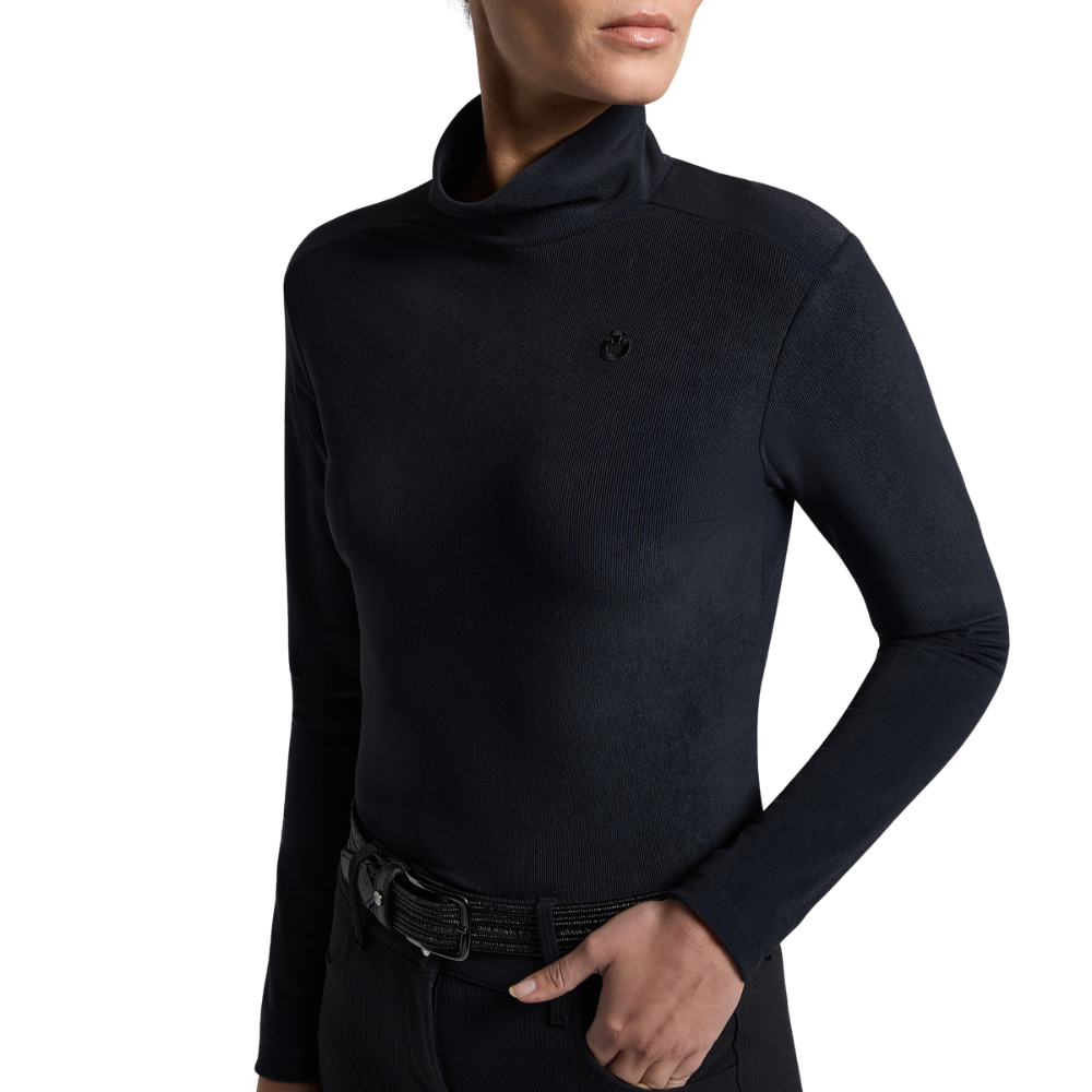 Cavalleria Toscana Damen L/S Fleece Training Polo, Herbst/Winter 2026