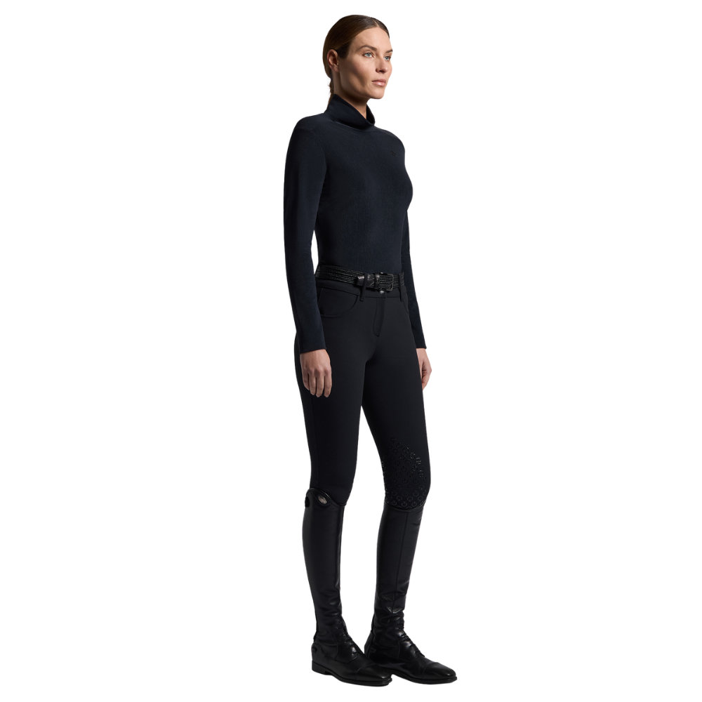 Cavalleria Toscana Damen L/S Fleece Training Polo, Herbst/Winter 2026
