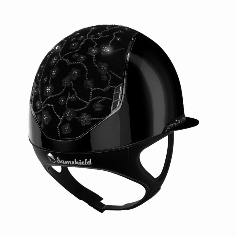 Samshield Reithelm Miss Shield 2.0 Shadowglossy Cherry Blossom black