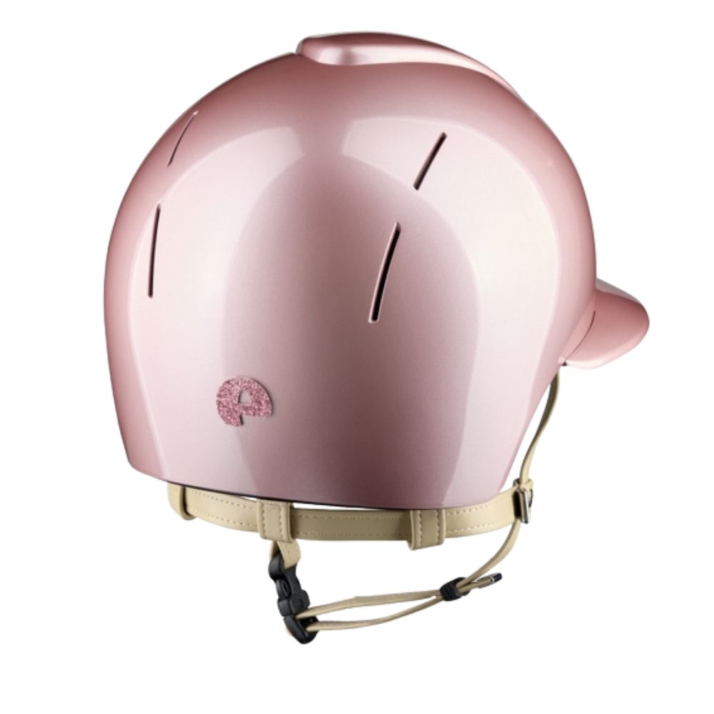 KEP Reithelm Smart Nova Metal Polish Star star pink, cream Riemen, Polo-Visier